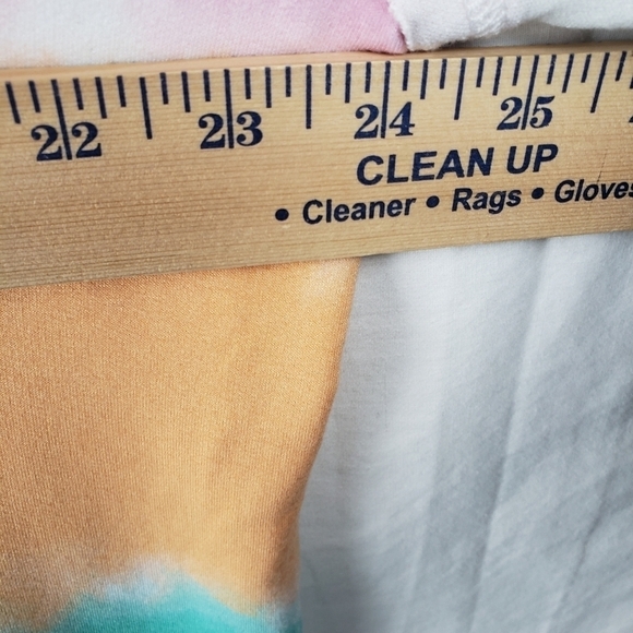 Cato's Live Well Orange Multicolored Short Sleeve Shirt Sz XL - Picture 4 of 7